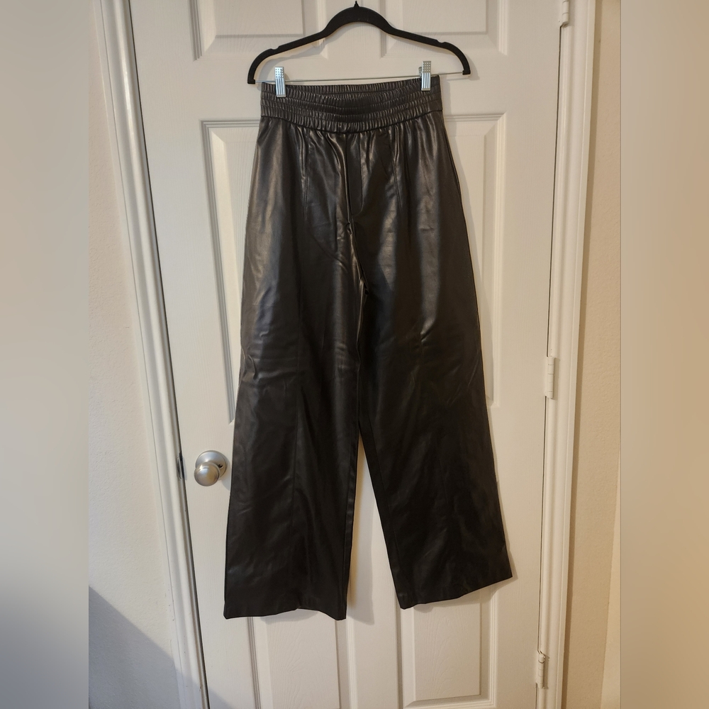 ZARA Collection faux leather trousers